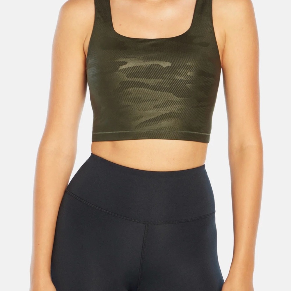 Marika Lola Long Olive Green Sports Bra Sz Large NWT!